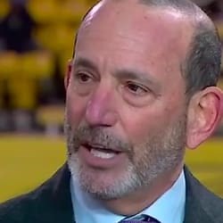 MLS Commissioner Don Garber halftime interview