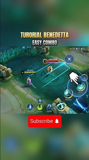 Tutorial Benedetta | Easy Combo | Mobile Legends #mobilelegends #mlbb #MLBBGoldenMonth