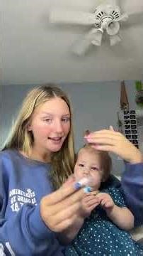 (obviously we did not actually use any products)#foryou #grwm #baby