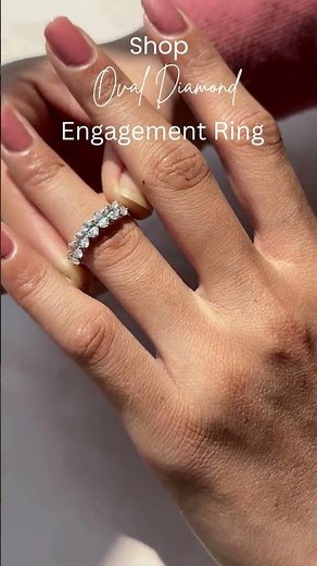 Oval Diamond Engagement Ring | Sparkle Test, Close-Up Details & Trending Oval Cut 2025 💍✨