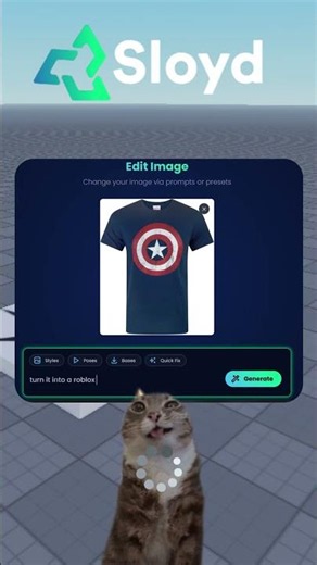 The Fastest way to create Roblox Clothing #roblox #robux #sloydai