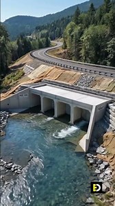 Bridging Nature: Massive Concrete Culvert Installation for Mountain Highway 🌲🛣️​