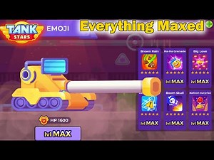 Tank Stars : Tank Emoji And All Weapons Maxed - Ultra Powered