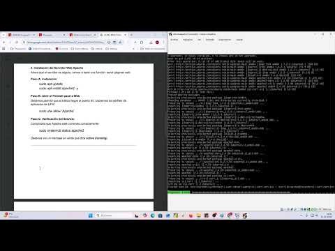 Ejemplo Ciberseguridad Ubuntu Server Apache + Ubuntu Server Mysql uso de UFW Arquitectura OnPremise