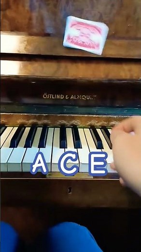 How to play Ace on the piano tutorial 🎵🎹🃏 #shorts