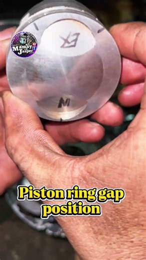 Piston ring gap position basic tutorial #mamayjasperworksvlogs
