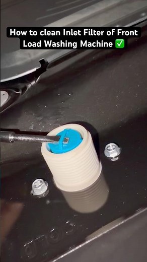 How to clean Inlet Filter of Front Load Washing Machine ✅ LG Front Load Washing Machine | Samsung