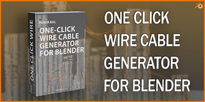 Procedural One Click Wire Generator Tool for Blender