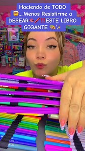 Estoy Enamorada ❤️💕De ESTE LIBRO PARA COLOREAR GIGANTE CON 480 colores 🌈💕y plumones ✨PEDIDOS POR WHATS AL 5659992528🇲🇽✨#enamorada #librogigante #megalibro #parati #coloring #480 #muchoscolores #coloringbook #fypシ゚ | El mundo de Are