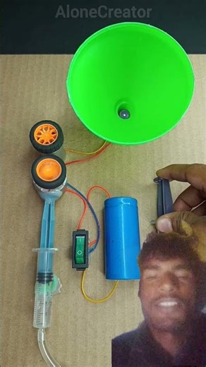 Powering Mini Horn with Hydraulic Power GeneratorTo build this project, we used a DC motor (as a ge