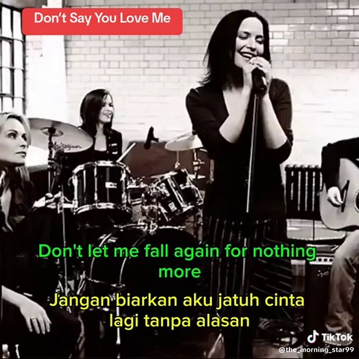 Don’t Say You Love Me-The Corrs . . #videomusic#terjemahan#lirik_lagu#fypage#ypviralシ