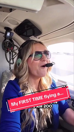 My FIRST TIME flying a… #pilot #travel