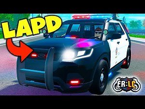 Joining The LAPD In ERLC Police Roleplay | 4K UHD