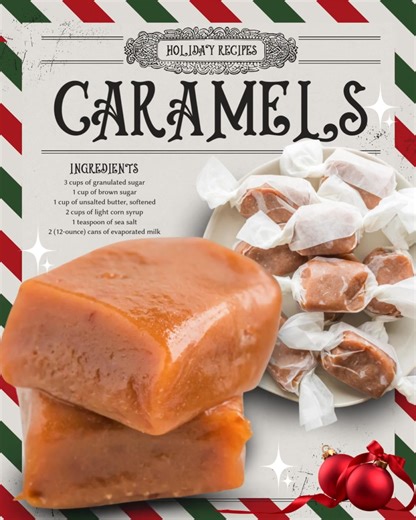 19K views · 149 reactions | Homemade but totally doable—these Caramels are soft, buttery, and made with just a handful of simple ingredients!! Don’t Forget These   3 cups granulated sugar  1 cup brown sugar 杻 1 cup unsalted butter  2 cups light corn syrup 蓼 1 tsp sea salt 拏 24 oz evaporated milk | The Best Blog Recipes | Facebook
