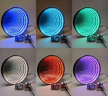 Use an Arduino™ to Control a Color-Changing Infinity Mirror | Science Project