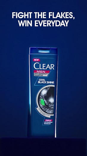 Don't let dandruff return! CLEAR's advanced triple formula ensures a healthy, flake-free scalp. Keep It Clear! #Clear #AntiDandruff #BlackShine #DandruffRemoval #ClearScalp
