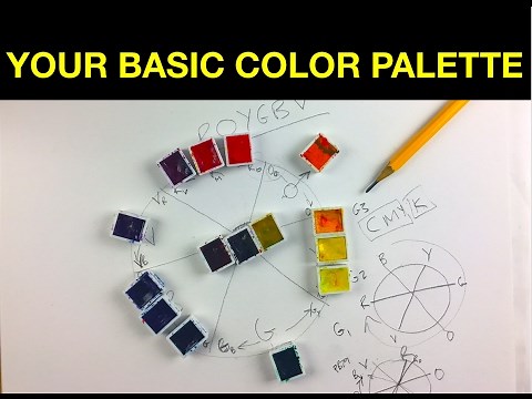 Tips on How to Select Colors for a Basic Watercolor Palette