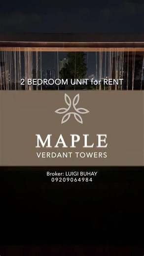 2BR MAPLE VerdantTowers Pasig Condo | Ortigas East for RENT #condoph #OrtigasEast #2BRCondo