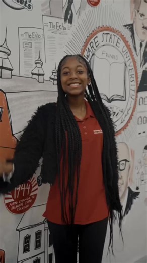 Faith, one of our Hive Leaders and an RA in Tubman-Laws, giving you a behind-the-scenes look at what it means to be welcomed like family at Delaware State University. Welcome home, Hornets 💙❤️ @Faith.Peurifoy #HornetDays #DSUFamily #delawarestateuniversity