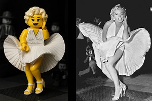 Así se vería Marilyn Monroe en el “modo Lego” de ChatGPT