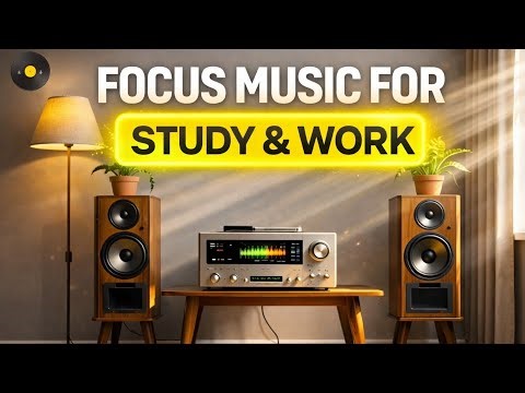 Focus Music Jazz for Study & Work 🧑‍💻 - 🎧 Smooth Jazz Hip Hop Beats | Relaxing Background🌞
