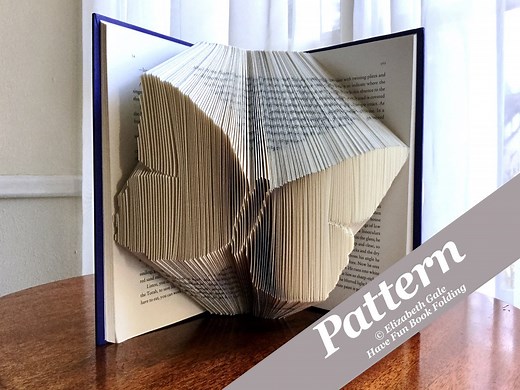 BUTTERFLY Book Folding Pattern — 225 Folds (450 Numbered Pages). PDF Digital Download. Includes Free How-to Guide With 3 Free Patterns. - Etsy
