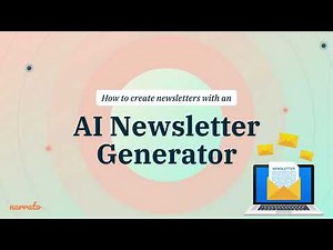 How to Create Newsletters using AI Newsletter Generator