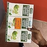 LeafLea 40 Ginger Tea Bags, 100% Pure & Natural from Dried Ginger Root Tea, Spicy & Comforting Herbal Tea Supports Digestion, Caffeine Free, Sugar Free, No Gluten, Non-GMO, Vegan