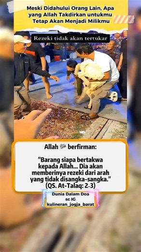 "Meski Didahului Orang Lain, Apa yang Allah Takdirkan untukmu Tetap Akan Menjadi Milikmu"