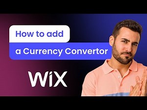 How to add a Currency Convertor to Wix