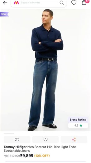 Best 10 boot cut Jeans for Men 2026🔥| #myntrahaul #myntrafinds