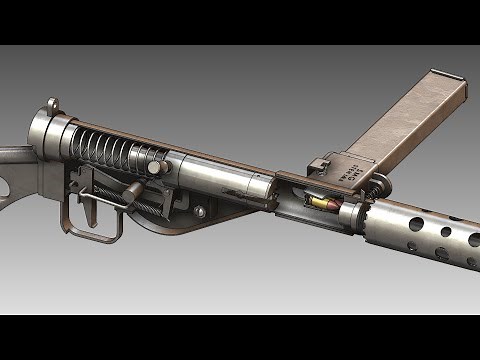 Sten Mk II Submachine Gun | How It Works