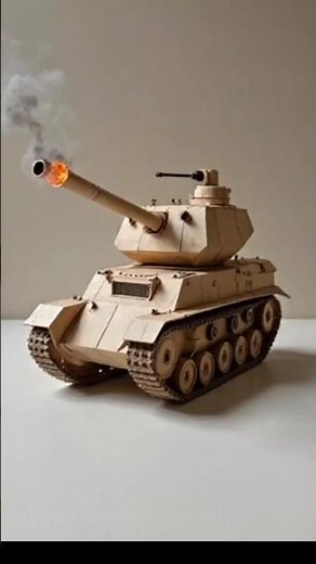 "Easy Paper Tank DIY | Step-by-Step Mini Tank Craft Tutorial"