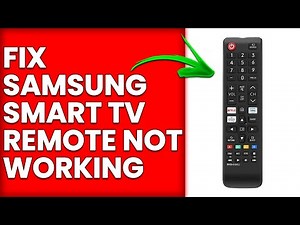 How To Fix Samsung Smart TV Remote Not Working (Troubleshoot Samsung Smart TV Remote Not Working)