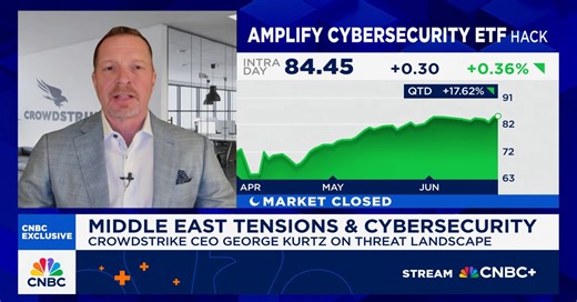 'Hacktivist' groups linked to Iran have been very active, says CrowdStrike CEO George Kurtz