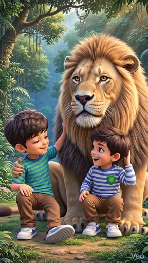 Roman & Sweety: The Friendly Lion Adventure (3D Animation) #animation #kidsstory#3danimation#cartoon
