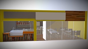 Station Cafeteria - Download Free 3D model by ahasanoojzaman