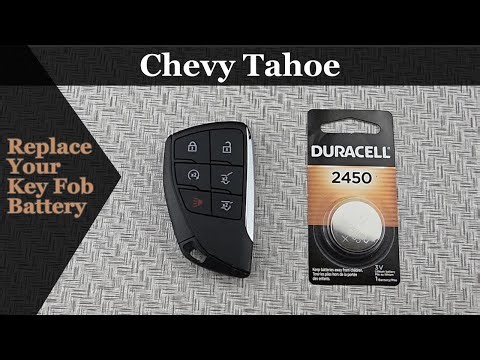 How to DIY Replace or Change a 2025 - 2026 Chevy Tahoe Key Fob Remote Battery