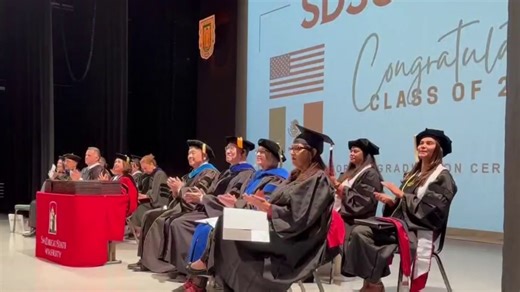 'I'm from both sides': San Diego State hosts graduation ceremony in Mexico