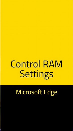 Speed Up Edge Browsing for free - Control your RAM allocation to Microsoft Edge browser process