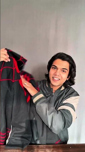 Spider Man Zip Up Hoodie 🔥 | Superhero Streetwear Look 🕷️👕 #unboxing #amzonmustbuy