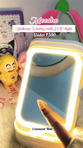 Meesho makeup vanity 🌷 #meeshofinds #ytshorts #unboxing #makeupvanity