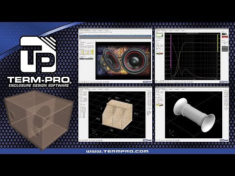 Term-PRO Loudspeaker Enclosure Design Software Video Tutorial