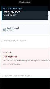 Protect your C#/.NET Core Web Portal from Malware and Zero-Day Threats
