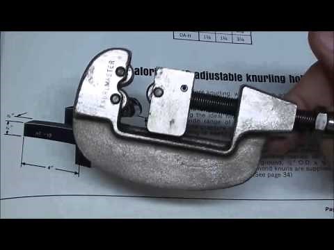 SHOP TIPS #215 Knurling on the Clausing Lathe tubalcain knurler