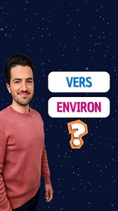 VERS ou ENVIRON ? Quelle est la différence ? 👉 Ils peuvent être synonymes quand on parle d’un moment approximatif. Par exemple : 🔹Il arrivera vers 10h. ou 🔹Il arrivera à 10h environ. ou 🔹Il arrivera aux environs de 10h. 👉 Ils sont aussi synonymes quand on veut dire "près d’un endroit". 🔹Je travaille vers le centre-ville. 🔹Je travaille dans les environs du centre-ville. 👉 Par contre, VERS et ENVIRON ont des sens supplémentaires distincts. ➡️VERS signifie aussi : « en direction de » Je vai