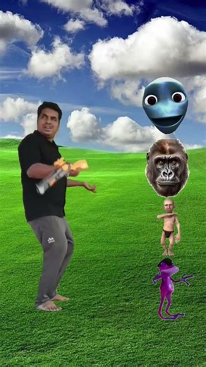 monkey alien frog Joker vfx magic video #shorts #shortvideos #viral