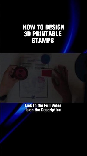 How to Design 3D Printable Stamps in SelfCAD