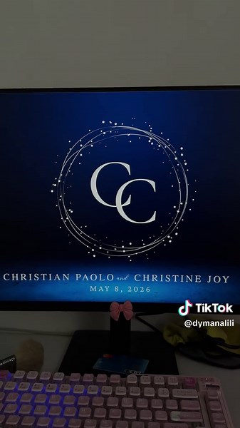 Playful LED Monogram for Your Wedding