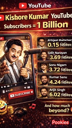अगर Kishore Kumar YouTuber होते ? #viralshortslive #kishorekumar